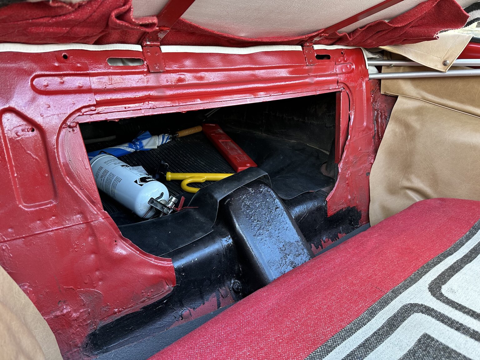 Interiörbild 1965 Volvo PV Cabriolet