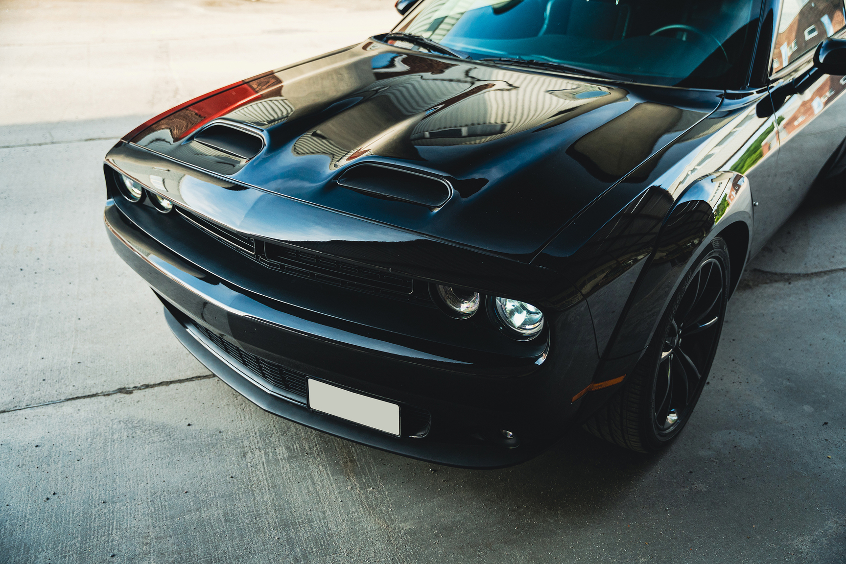 Exteriörbild på 2018 Dodge Challenger Wide Body