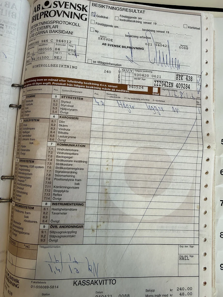 Dokumentation, 1984 Porsche 944 Targa (35)