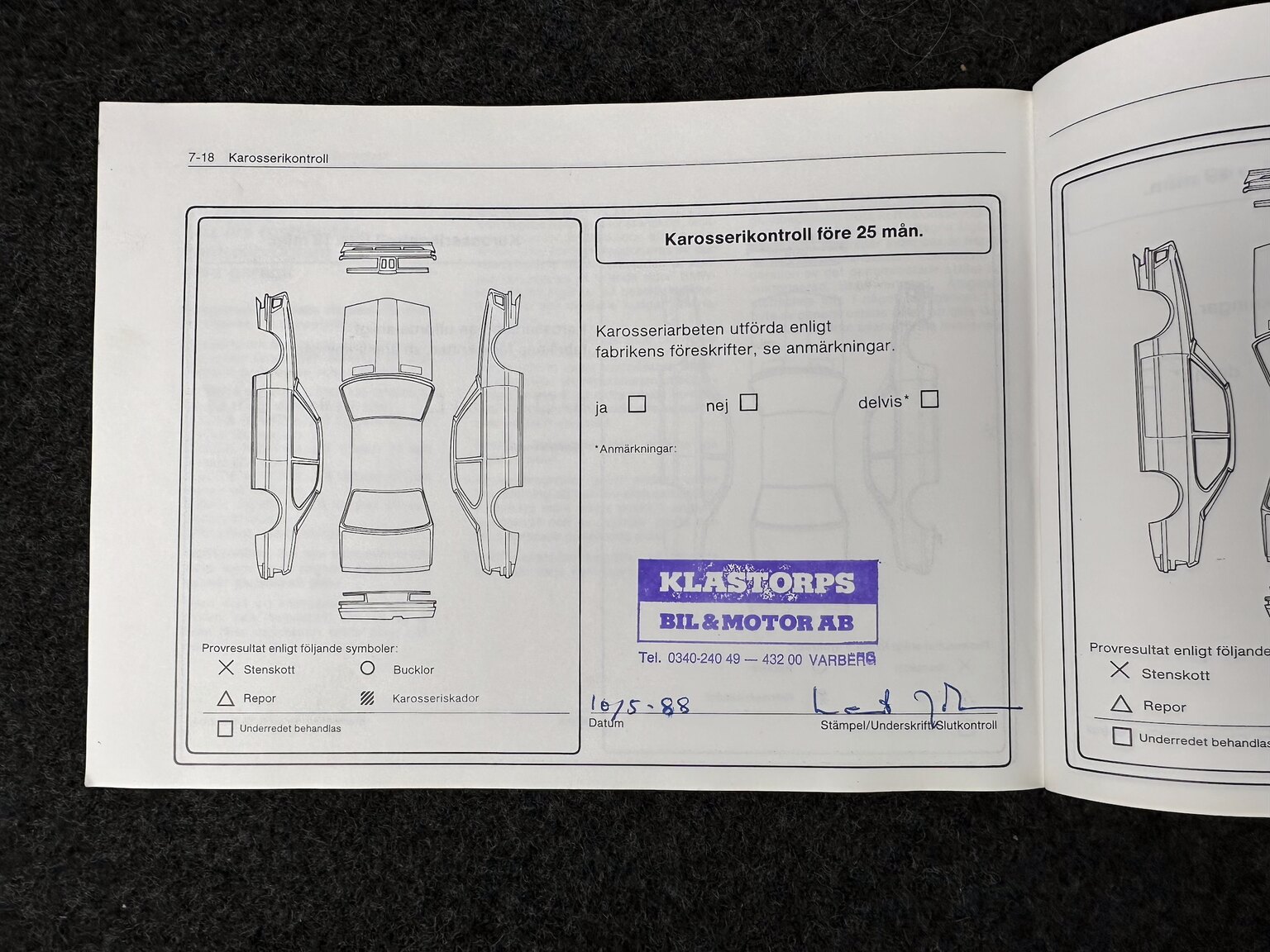 Dokumentation för 1986 BMW 635CSi