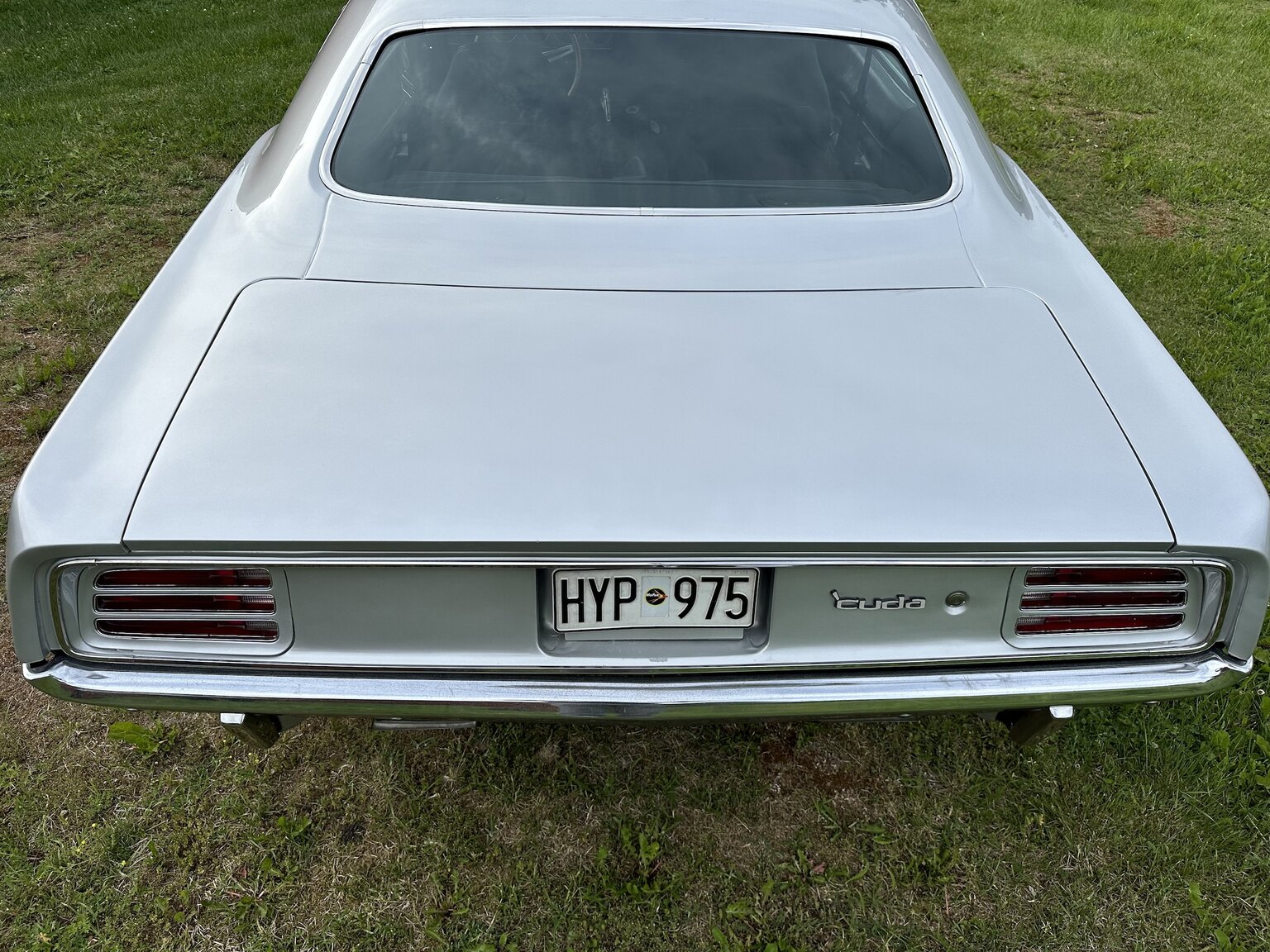 Exteriörbild på 1970 Plymouth Cuda 383