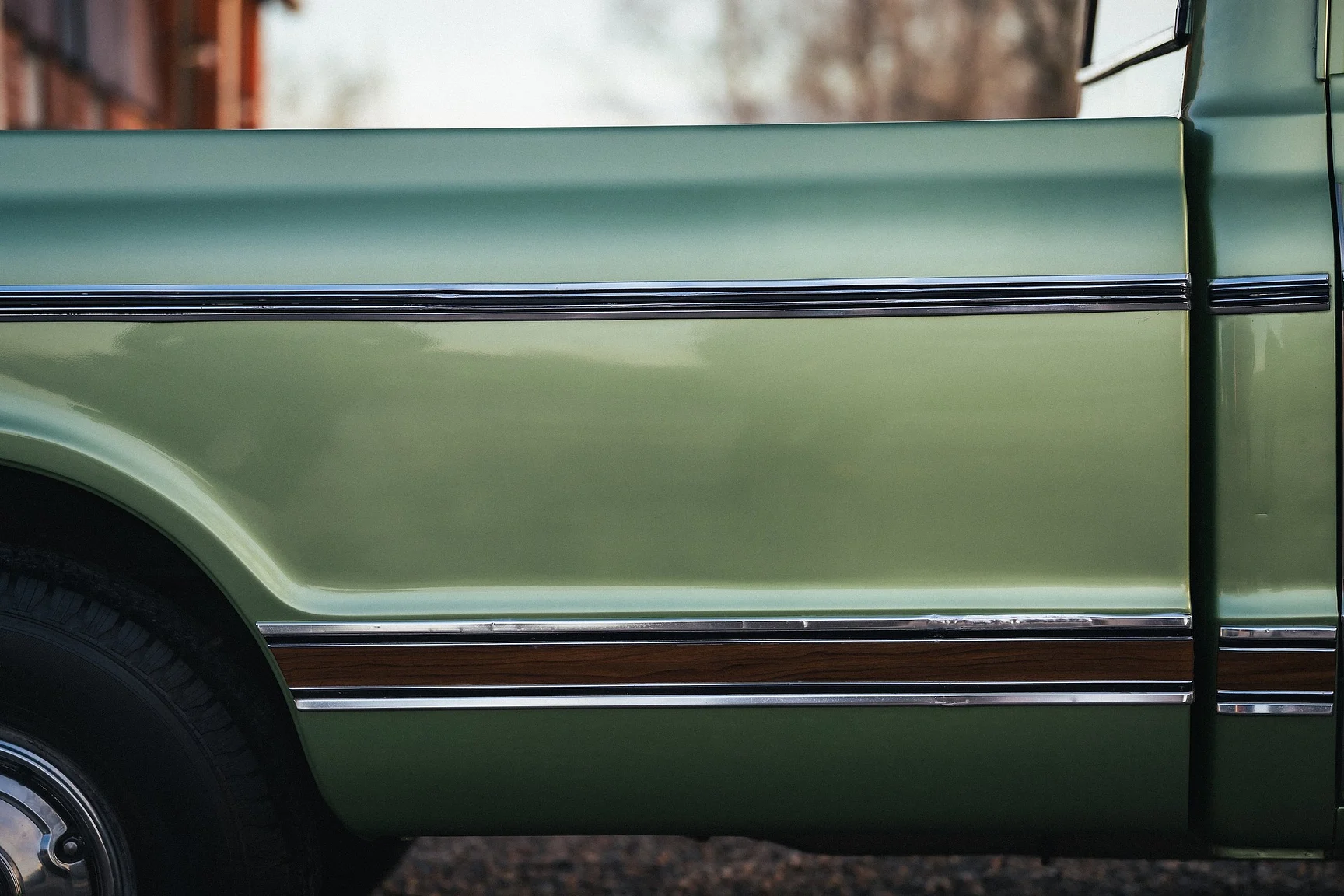 Aussenfoto 1970 GMC 1500 Custom Sierra Grande – NO RESERVE (25)