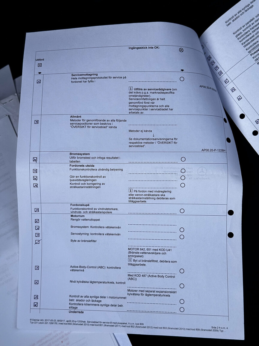 Documentation for 2011 Mercedes-Benz S600