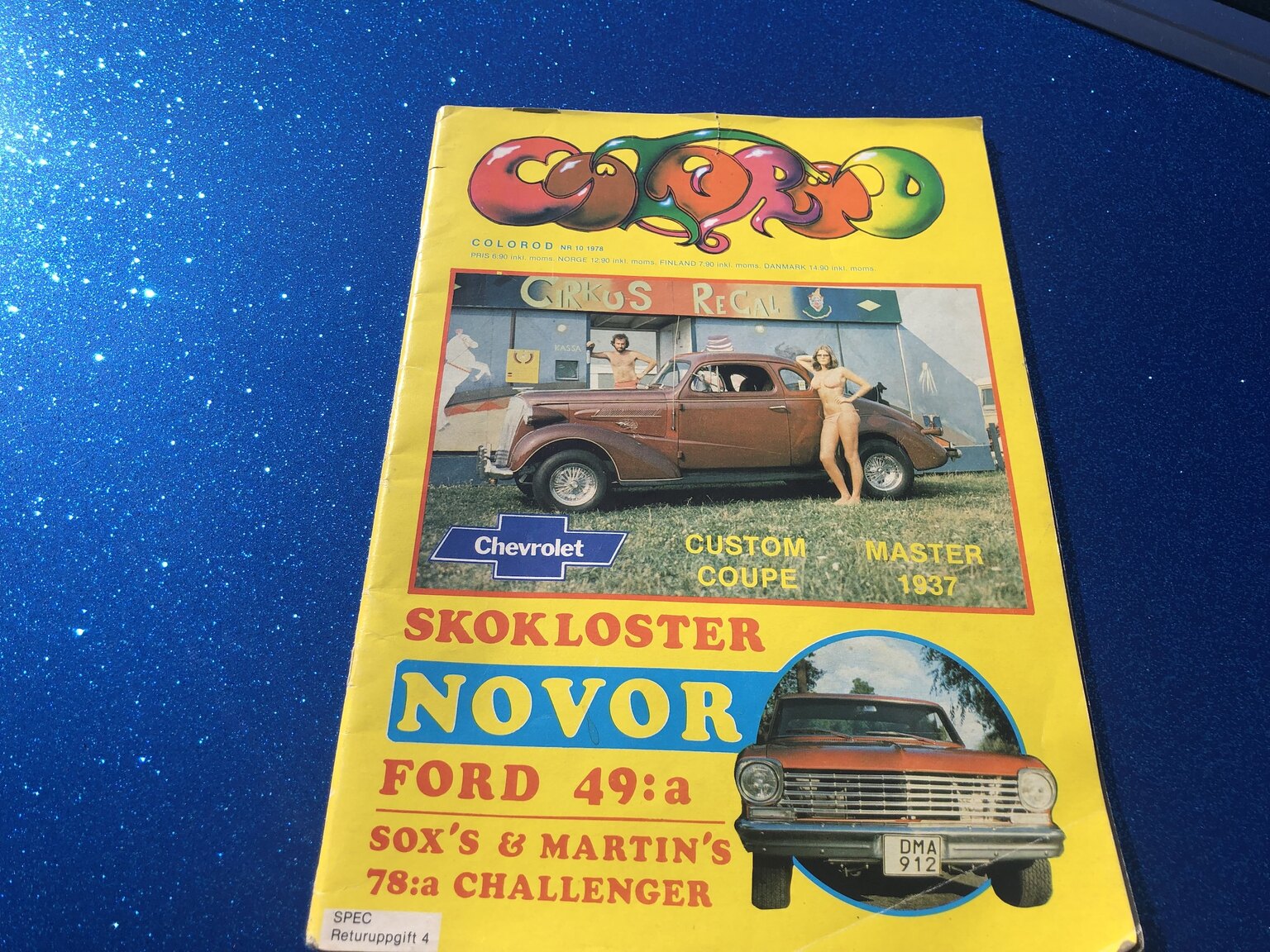 Dokumentation för 1969 1969 Cadillac Tarragona