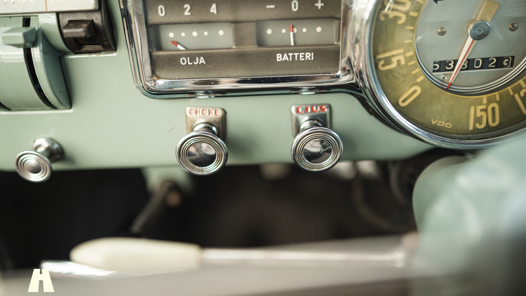 Interiörbild 1953 Volvo PV 444E