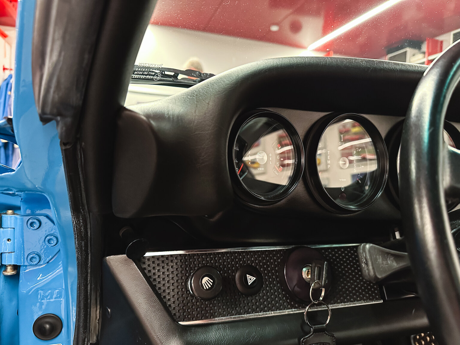 Interiörbild 1970 Porsche 911 E Targa