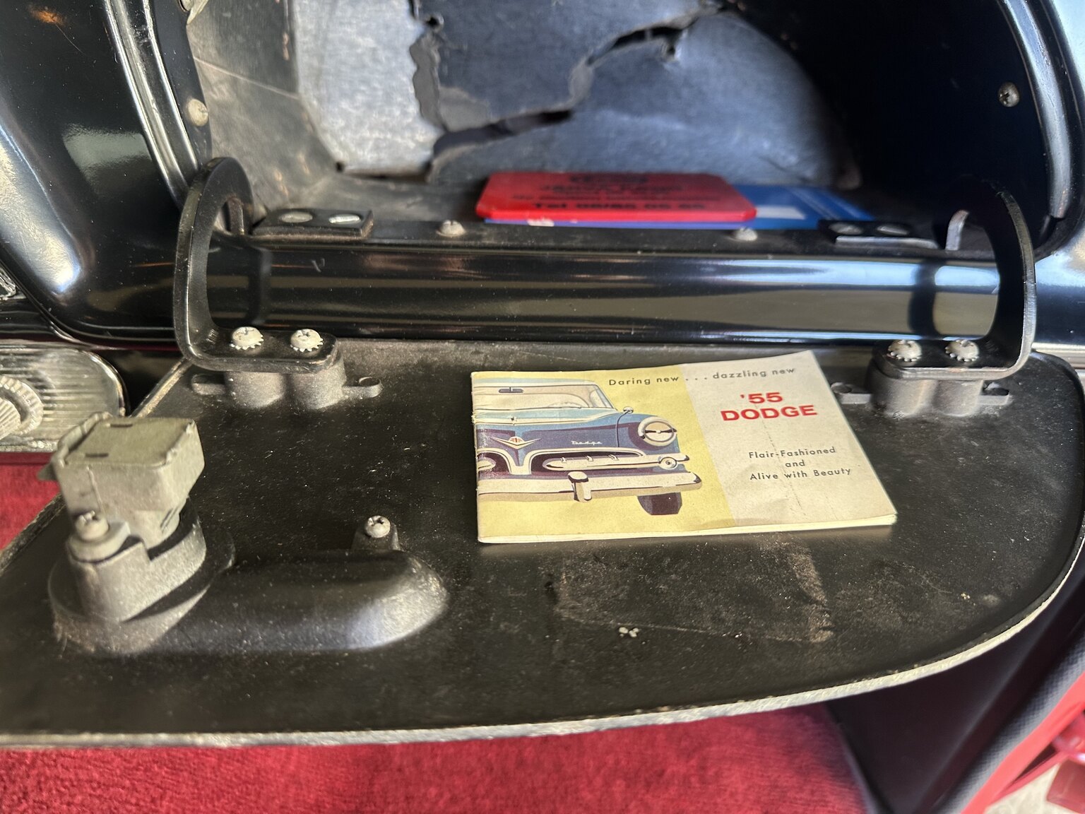 Interiörbild 1955 Dodge Custom Royal Sedan HEMI
