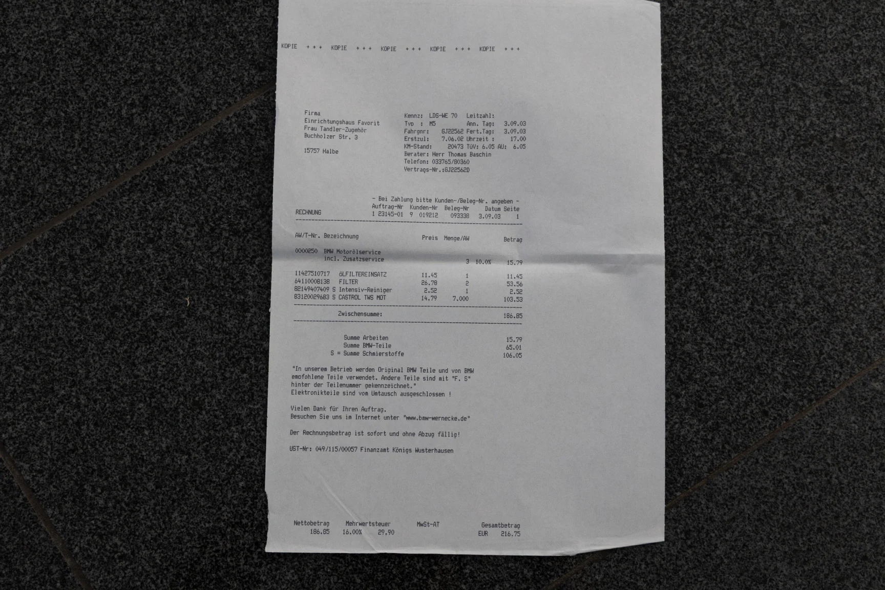 Dokumentation för 2002 BMW M5 E39 (8)