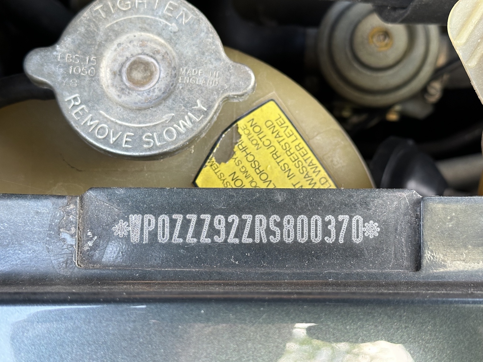 Image of 1994 Porsche 928 GTS mechanics