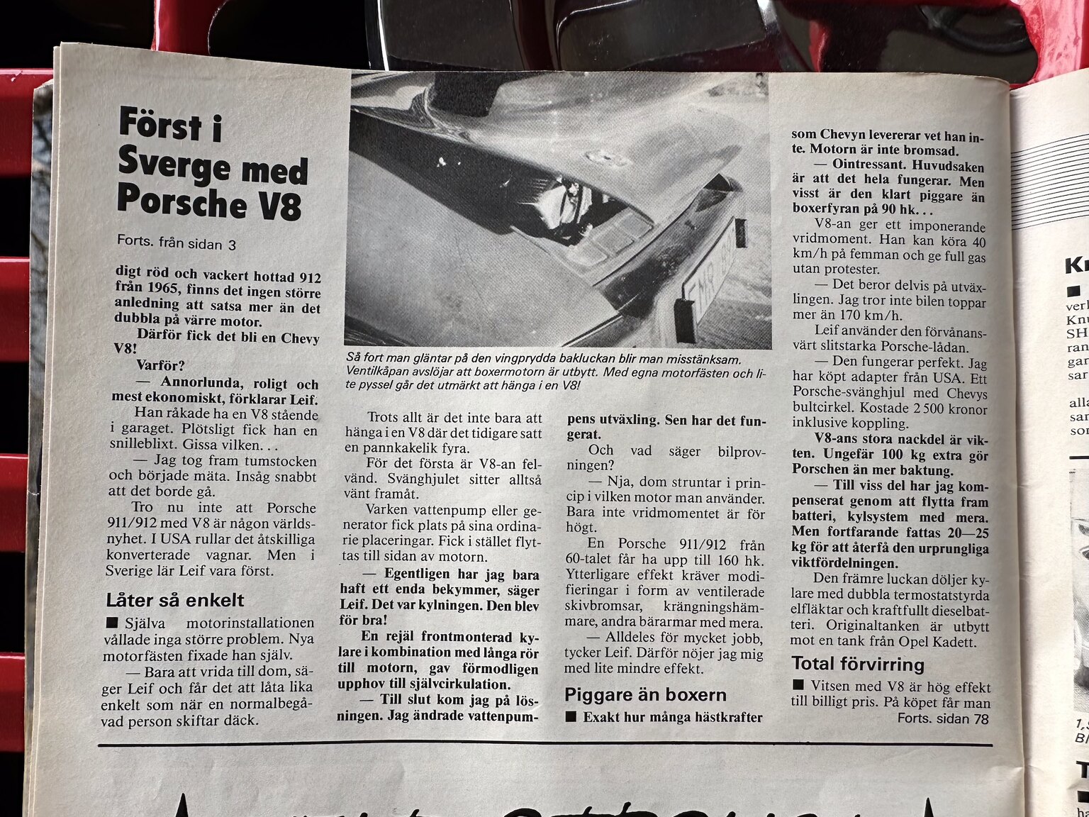 Dokumentation för 1965 Porsche 912 V8 (5)