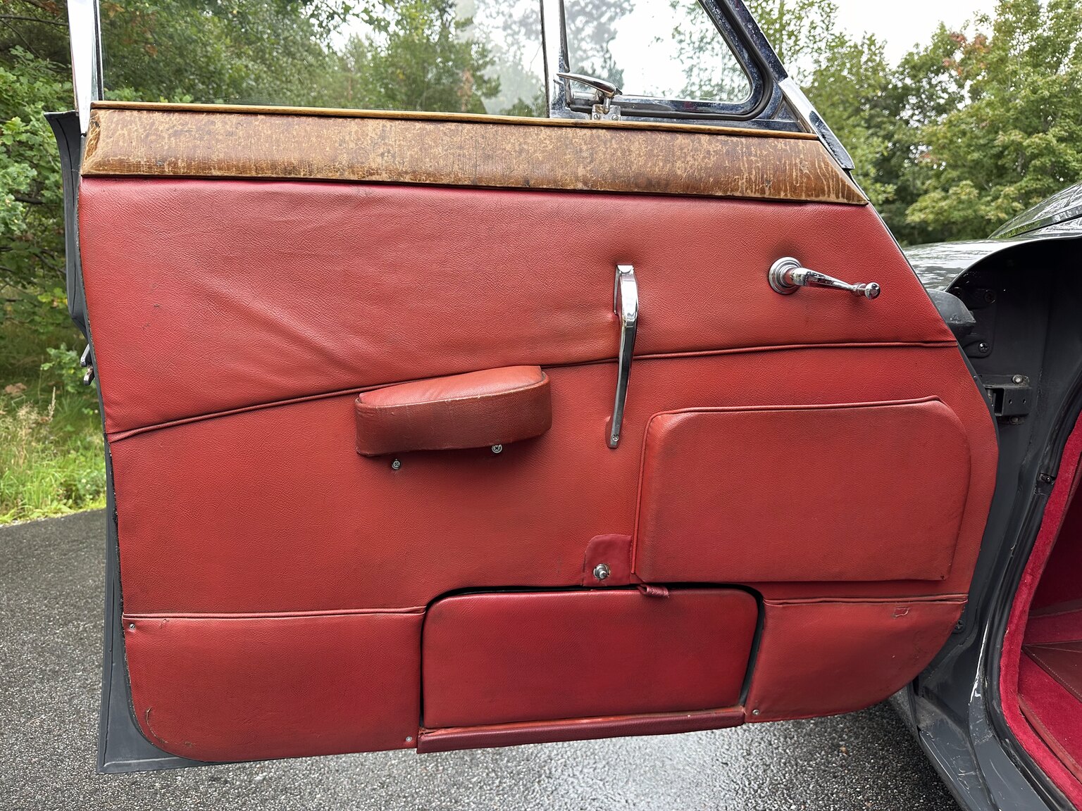 Interiörbild 1954 Jaguar Mark VII Saloon