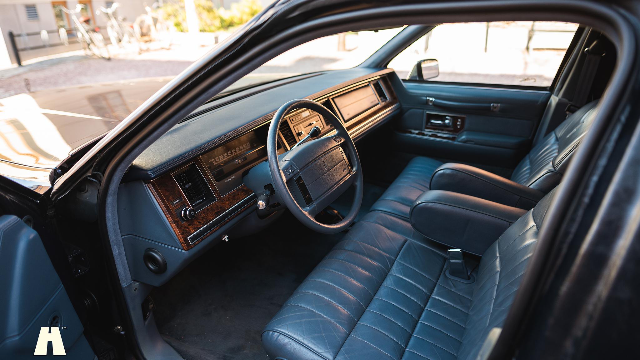 Interiörbild 1992 Lincoln Town Car Limousine 
