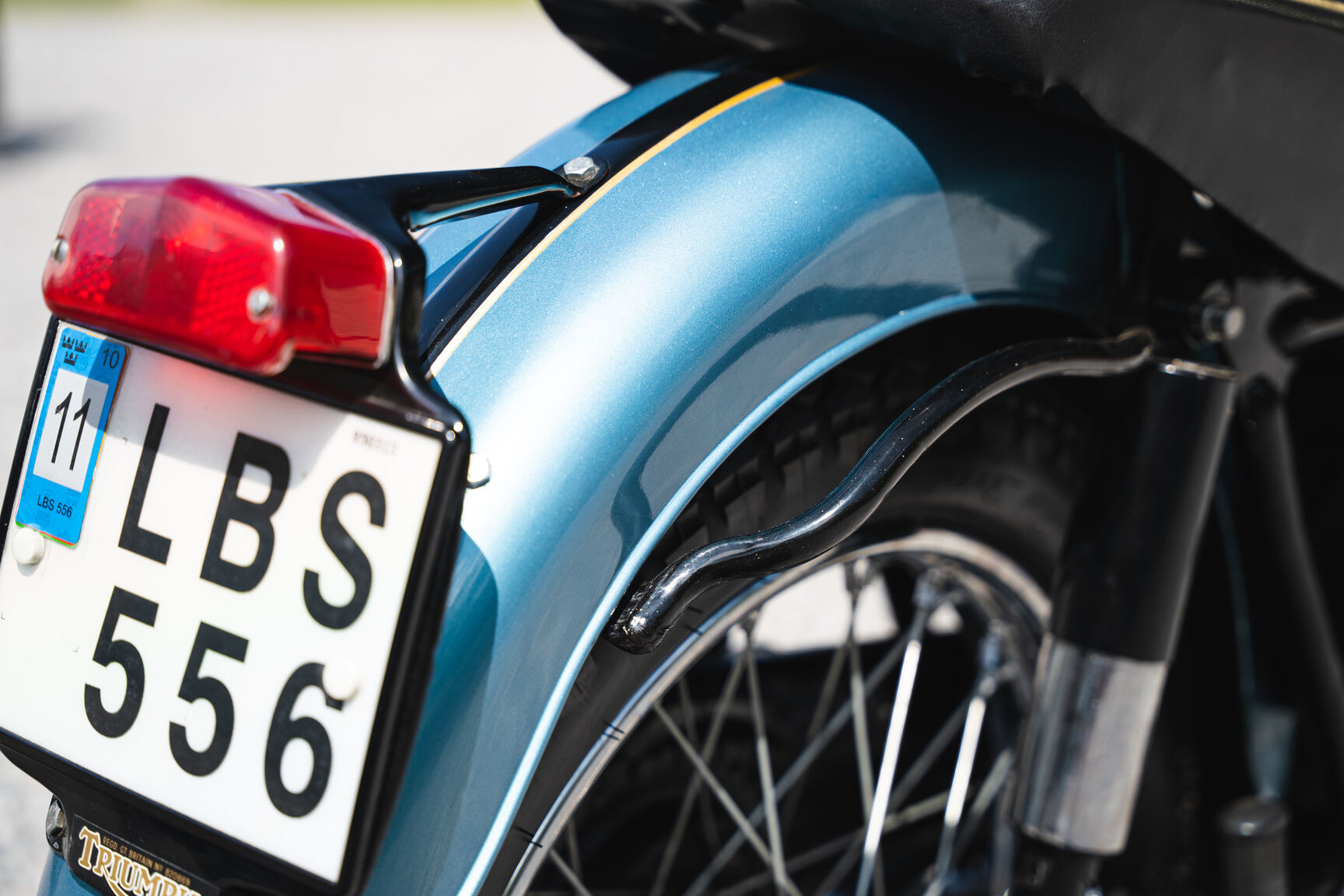 Exteriörbild på 1956 Triumph Thunderbird (19)