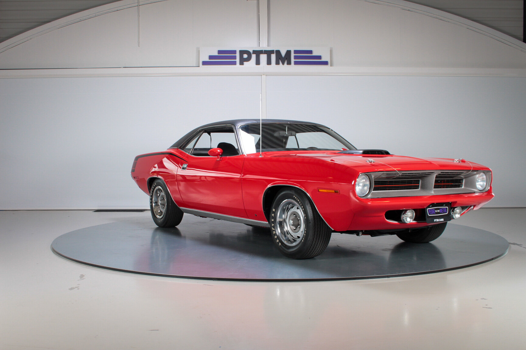Exteriörbild på 1970 Plymouth Hemi Cuda