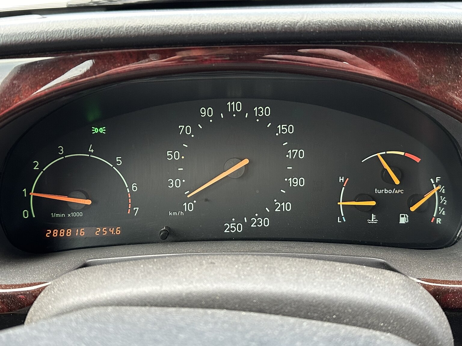 Interiörbild 1997 Saab 900 Cabriolet - En ägare