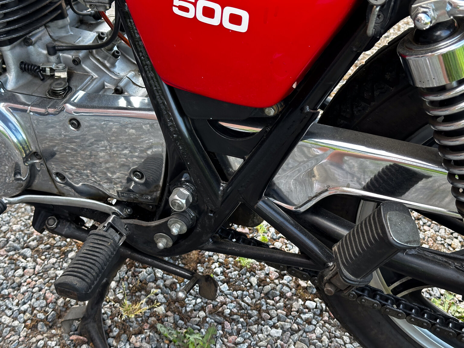 Image of 1979 Yamaha SR500 mechanics