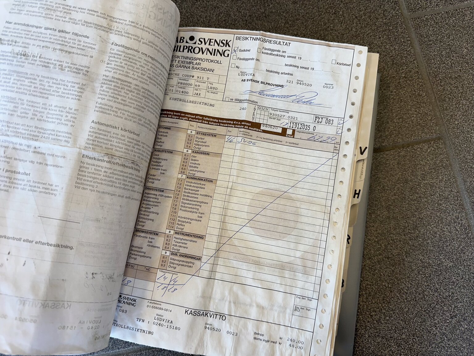 Dokumentation, 1969 1969 PORSCHE COUPÉ 911 T  (10)