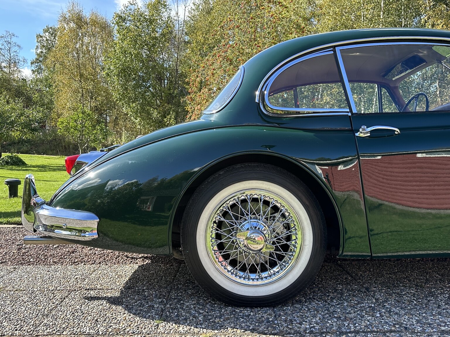 Exterior image of 1958 Jaguar XK150