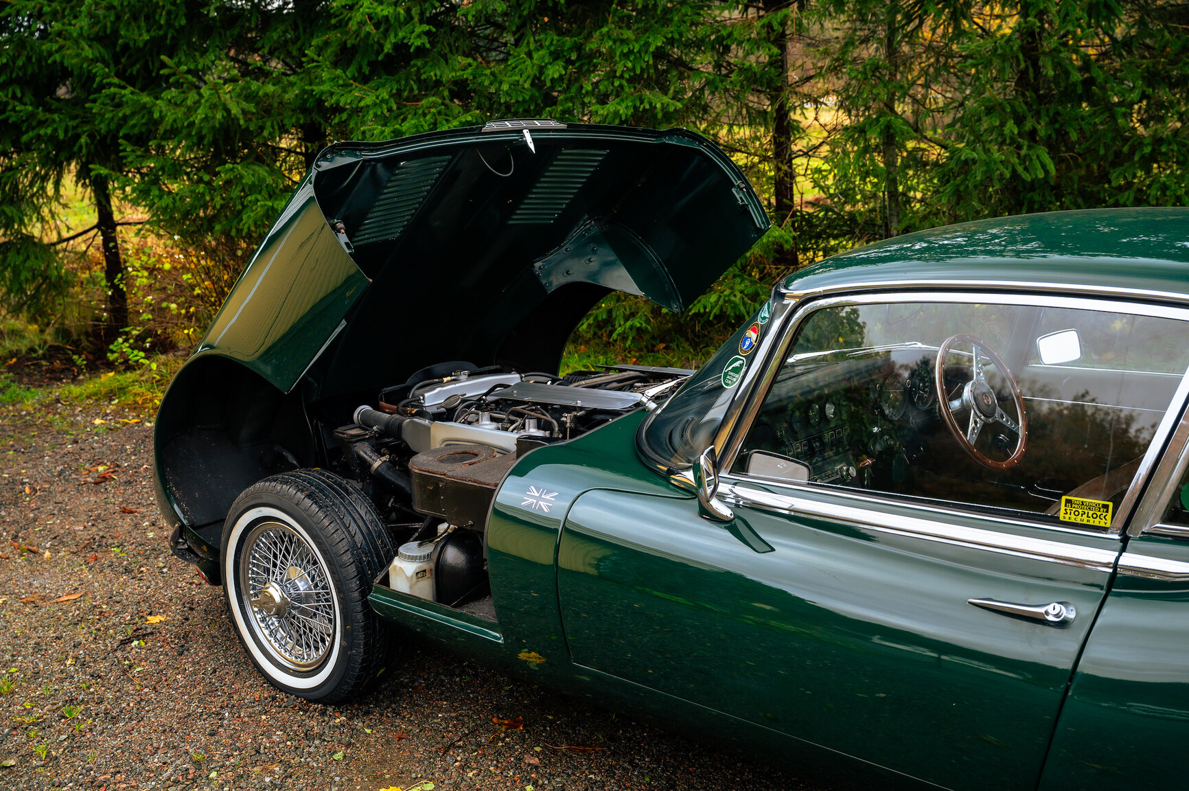 Exteriörbild på 1973 Jaguar E-Type V12