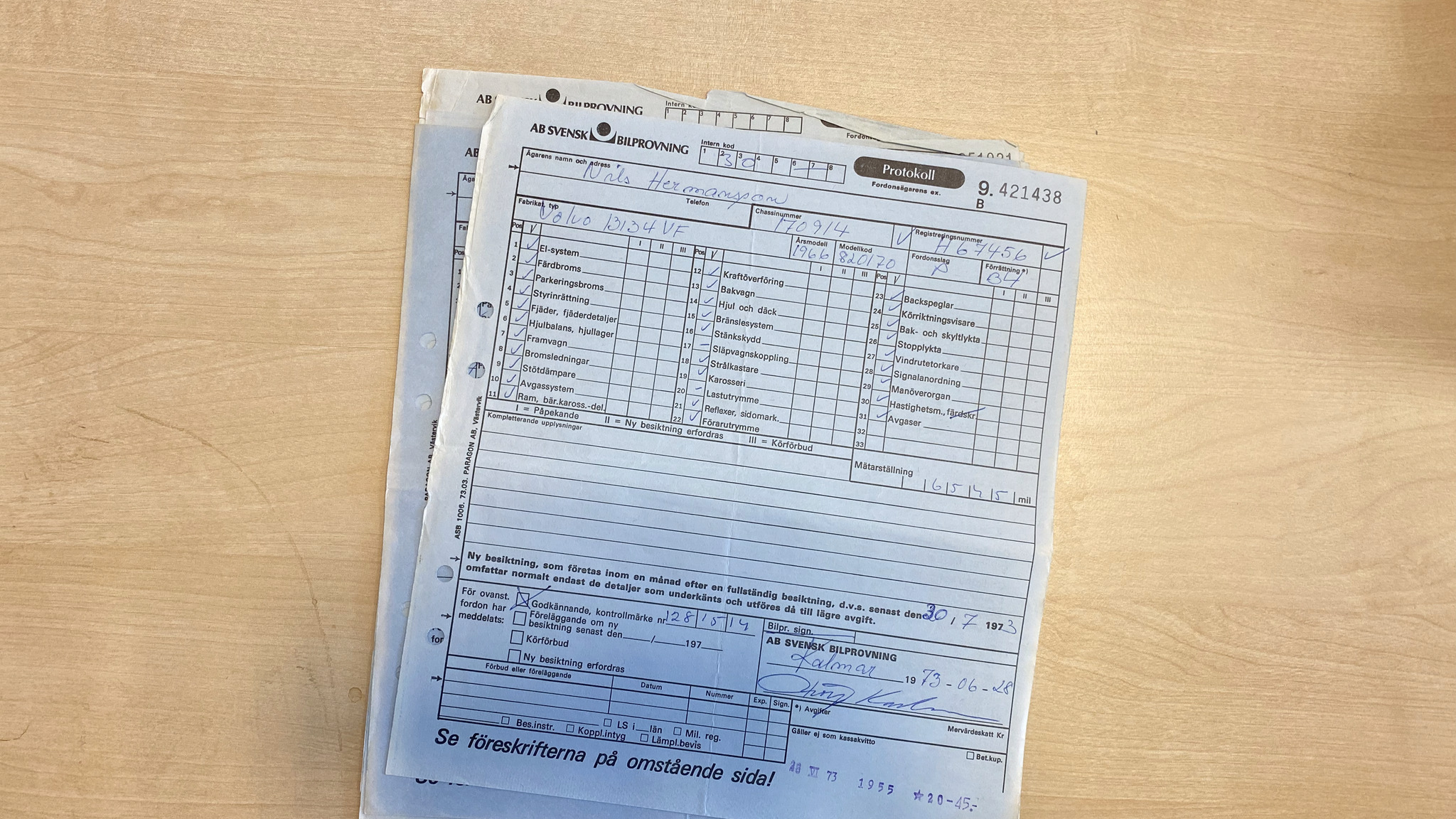 Dokumentation, 1966 Volvo Amazon (62)