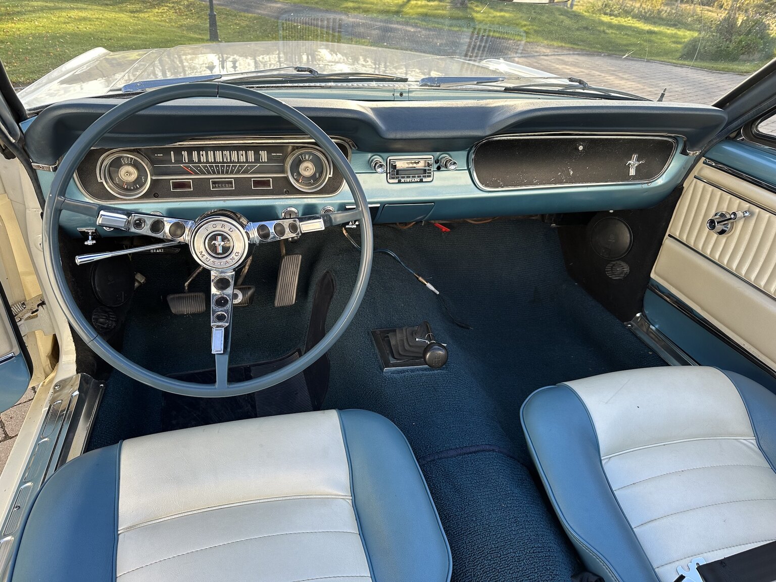 Interiörbild 1966 Ford Mustang Convertible