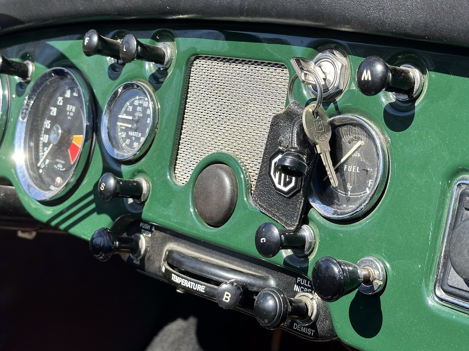 Interiörbild 1957 MGA Roadster (6)