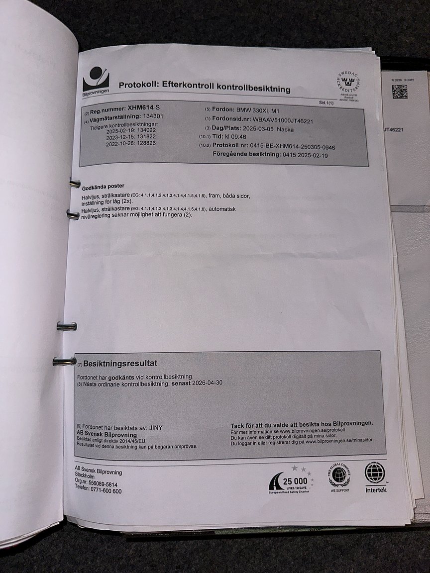 Documentation for 2001 BMW 330Xi