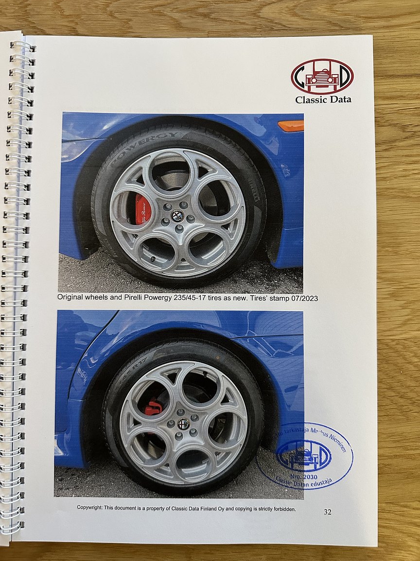 Documentation for 2004 Alfa Romeo 156 GTA