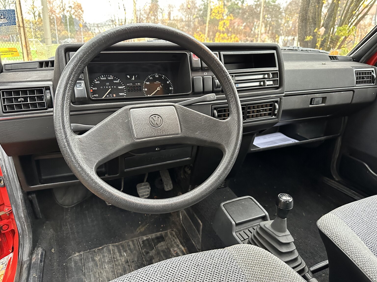 Interiörbild 1985 Volkswagen Golf CL