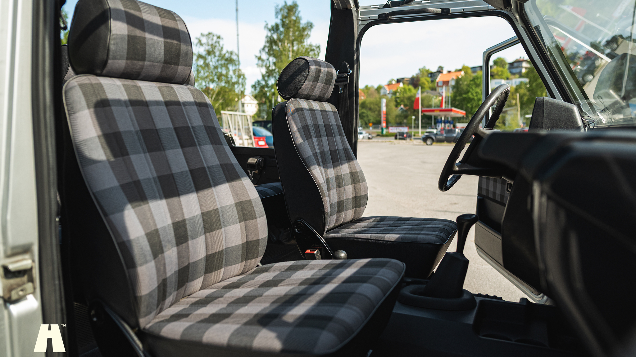 Interiörbild 1985 Mercedes 230GE Cabrio