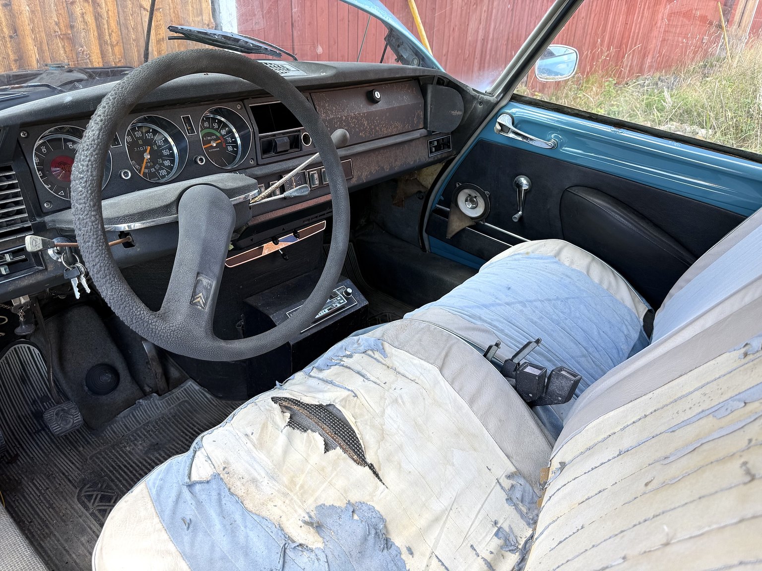 Interiörbild 1974 Citroën ID 20 Break 2.0
