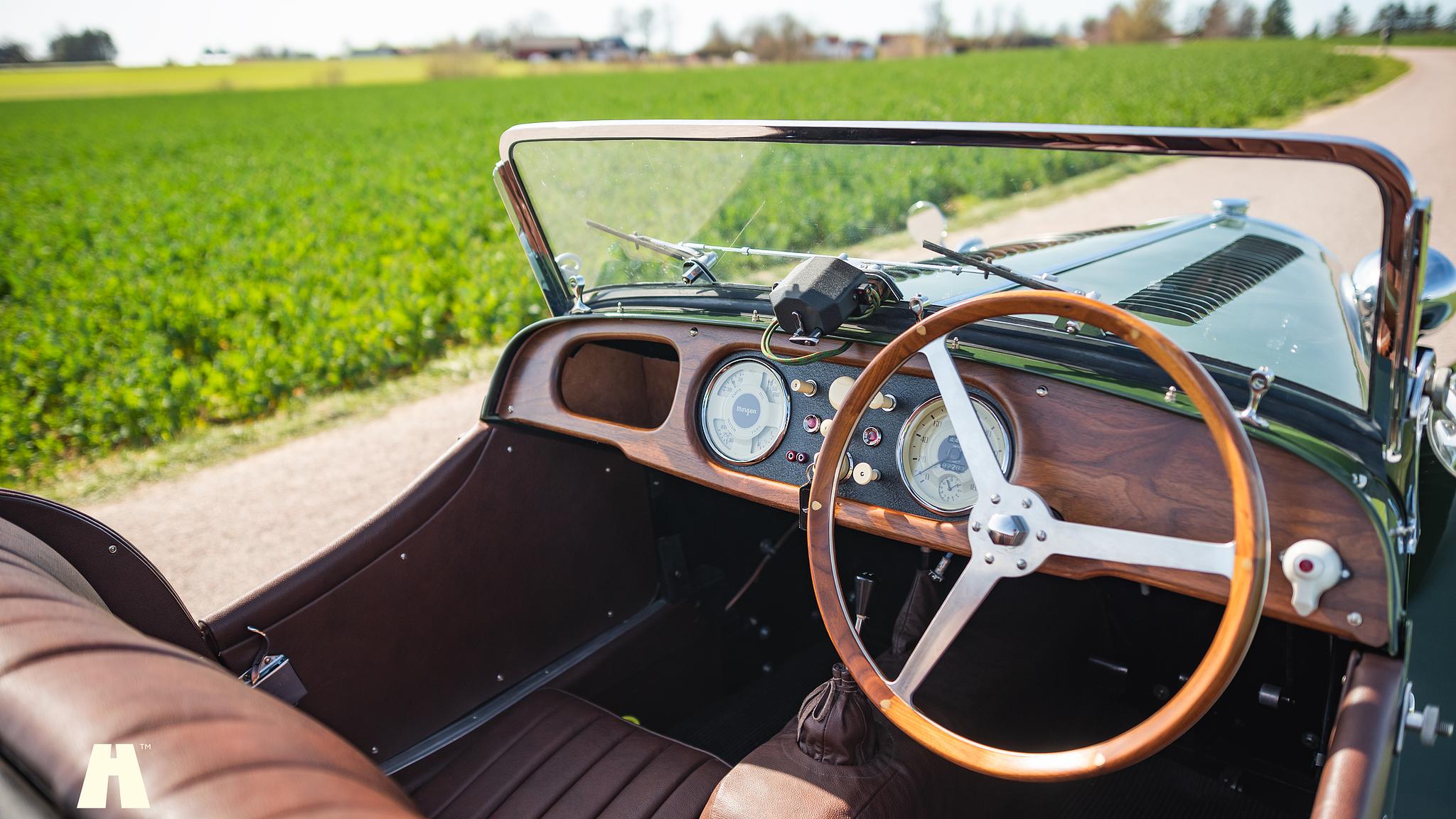 Interiörbild 1951 Morgan Plus 4 (9)