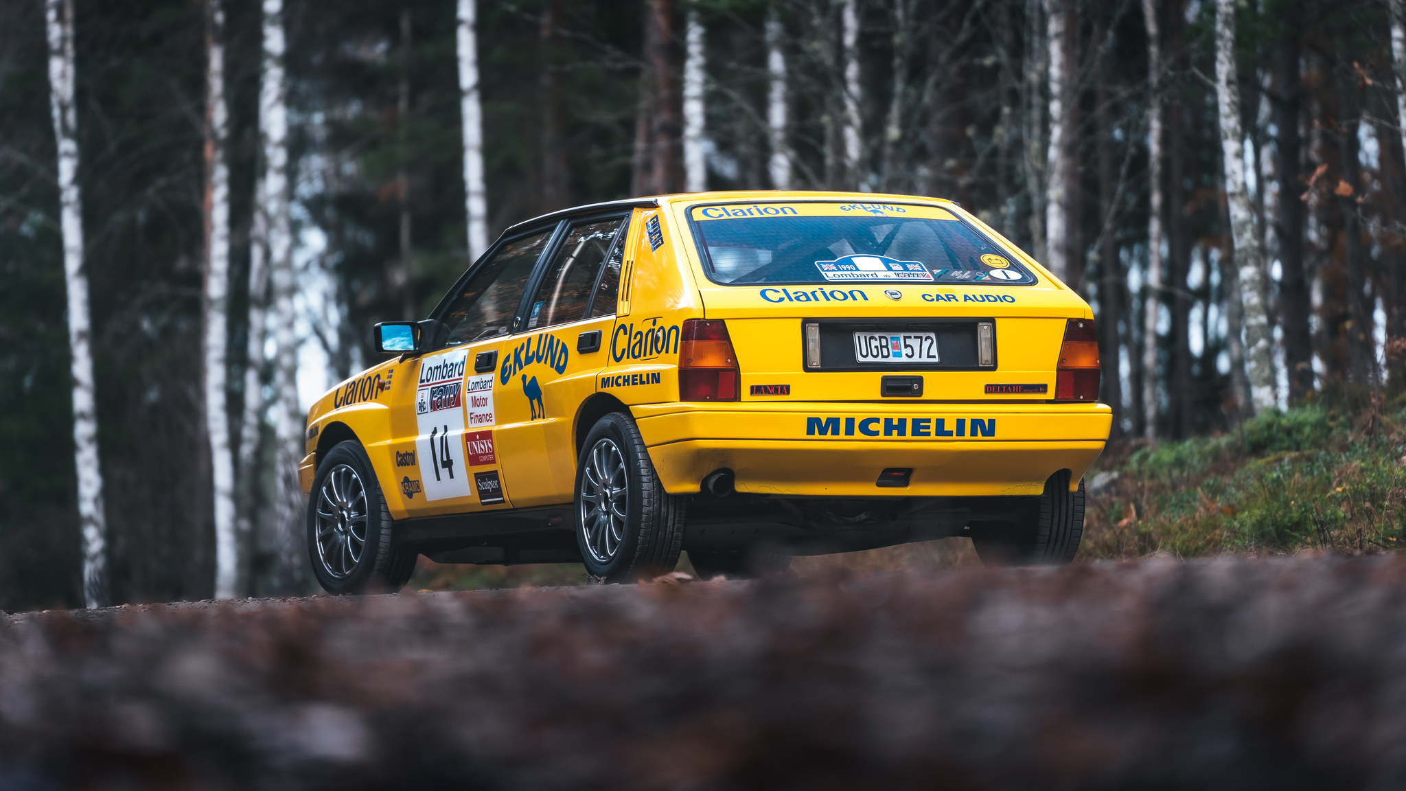 Exteriörbild på 1990 Lancia Delta Integrale 16V Per Eklund Replica