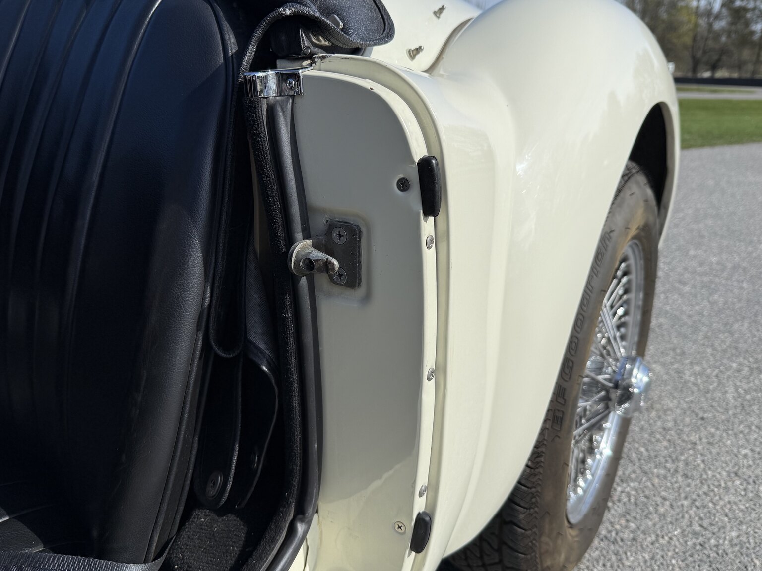Interiörbild 1959 MG MGA 1500