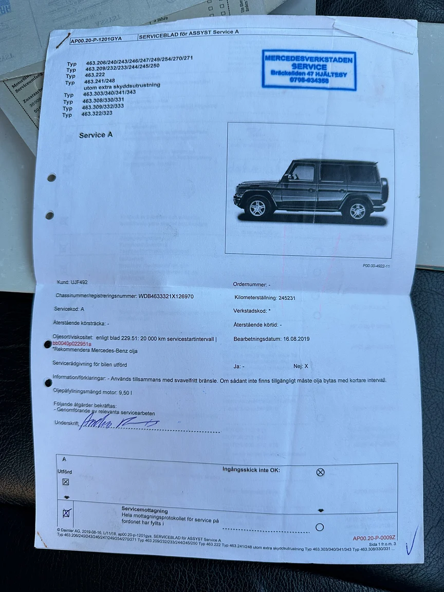 Dokumentation, 2002 Mercedes-Benz G400  (51)