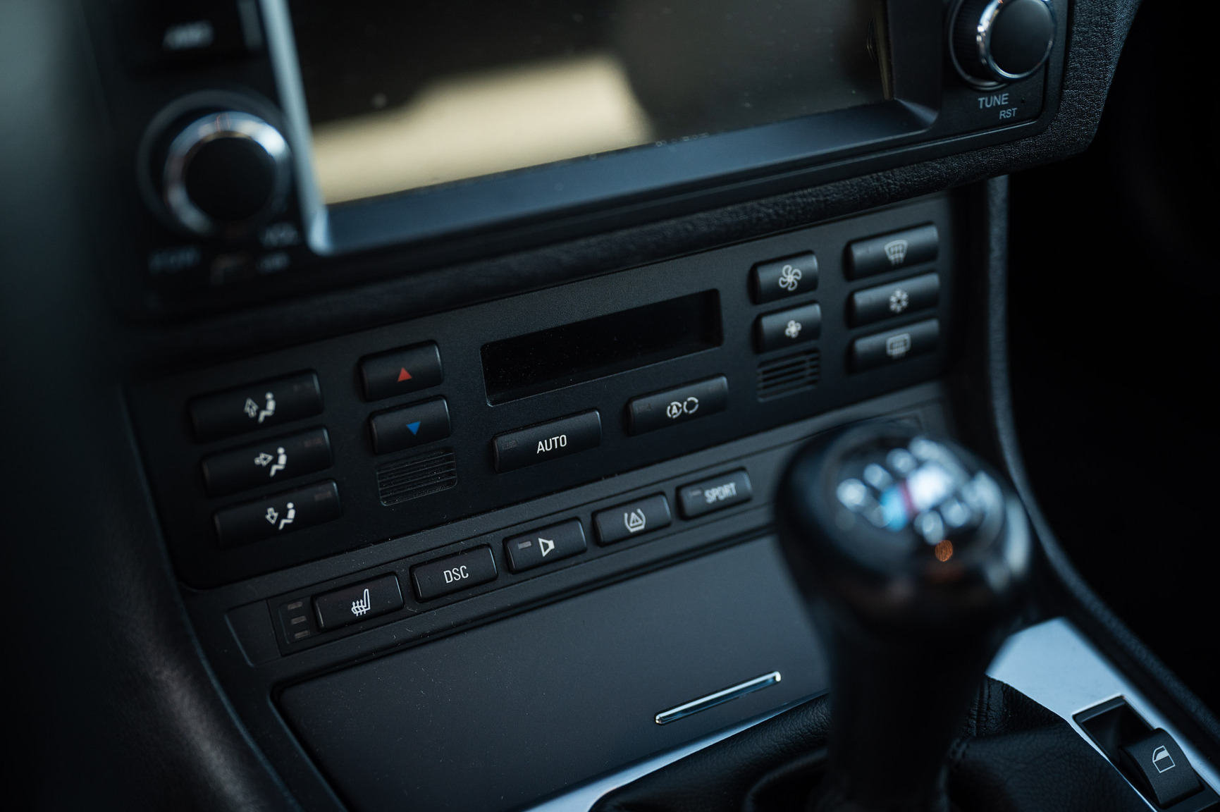 Interiörbild 2005 BMW M3 E46 manuell