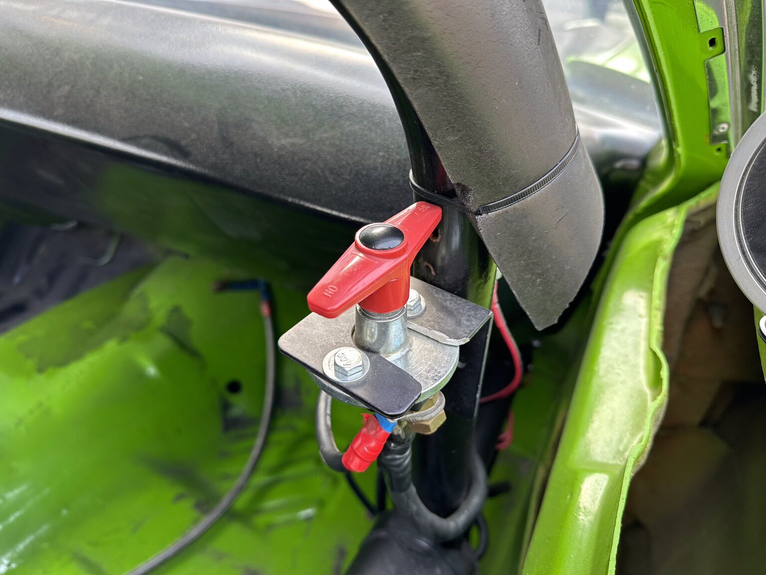 Interiörbild 1970 Dodge Challenger Race Car