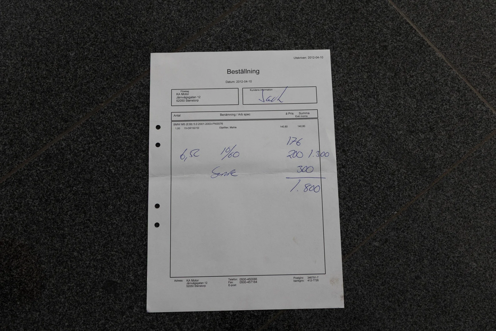 Dokumentation för 2002 BMW M5 E39 (32)