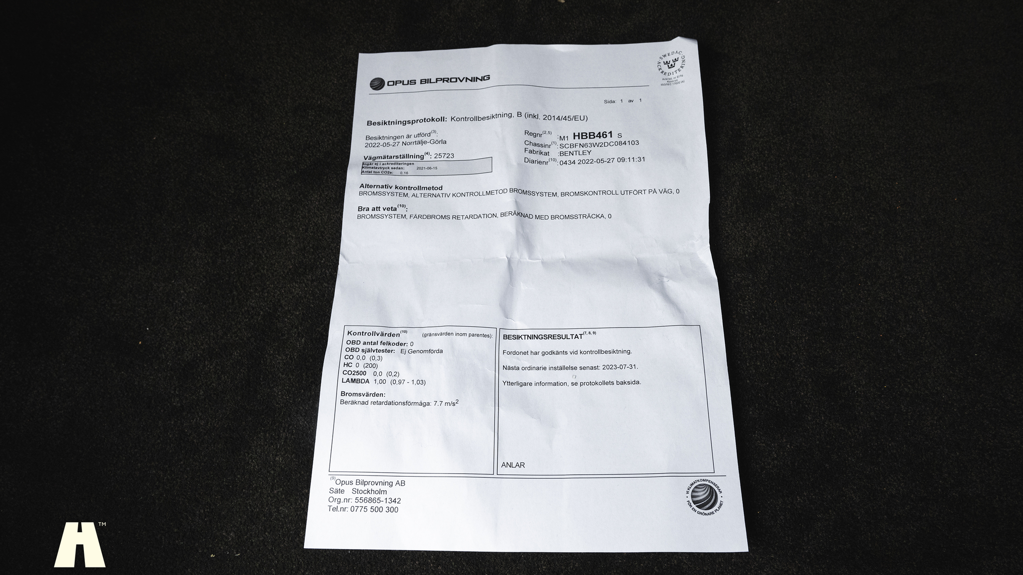 Documentation for 2013 Bentley Continental GT V8 (6)