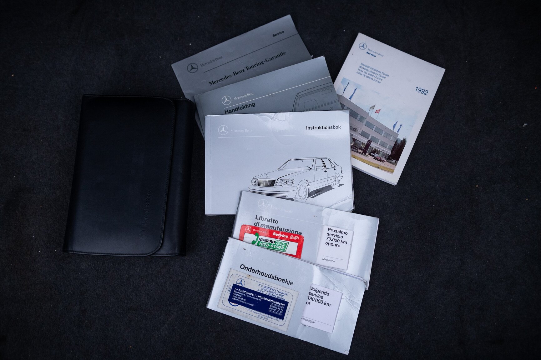 Documentation for 1992 Mercedes-Benz 500 SE
