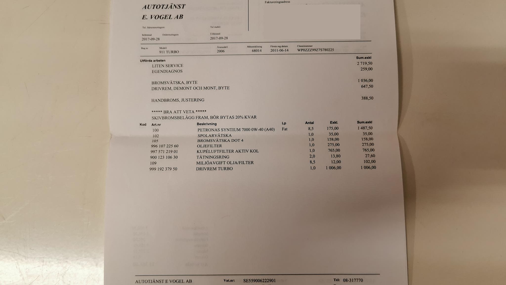 Dokumentation för 2007 Porsche 997 Turbo