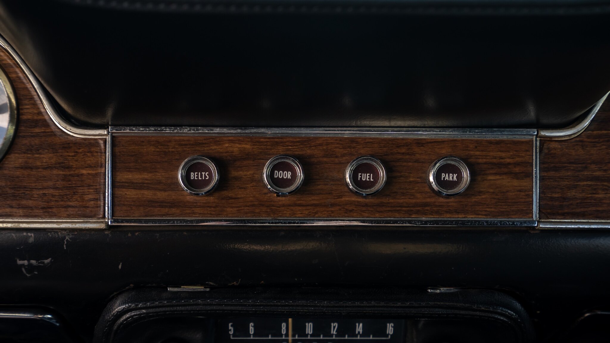 Interiörbild 1968 Ford Mustang GTA S-Code