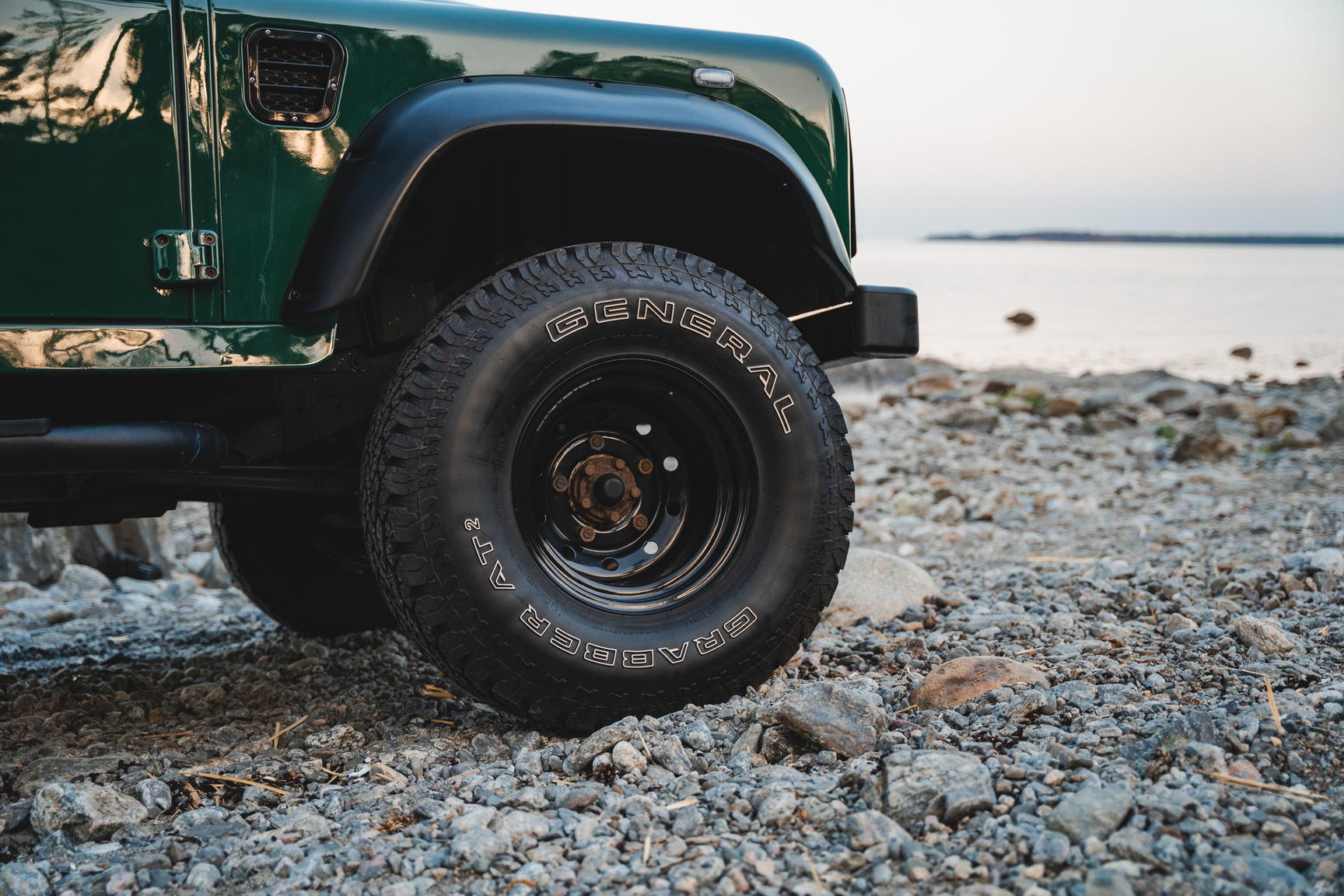 Exteriörbild på 2003 Land Rover Defender TD5 90 Pickup (44)