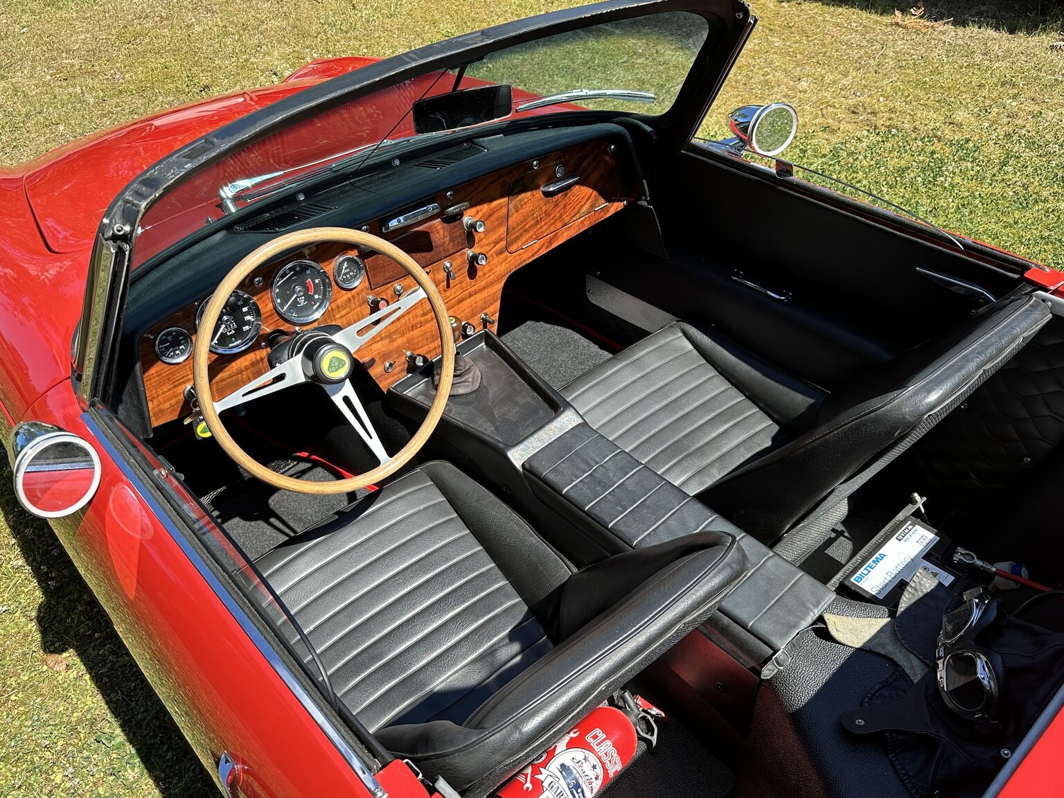Interiörbild 1964 Lotus Elan S2