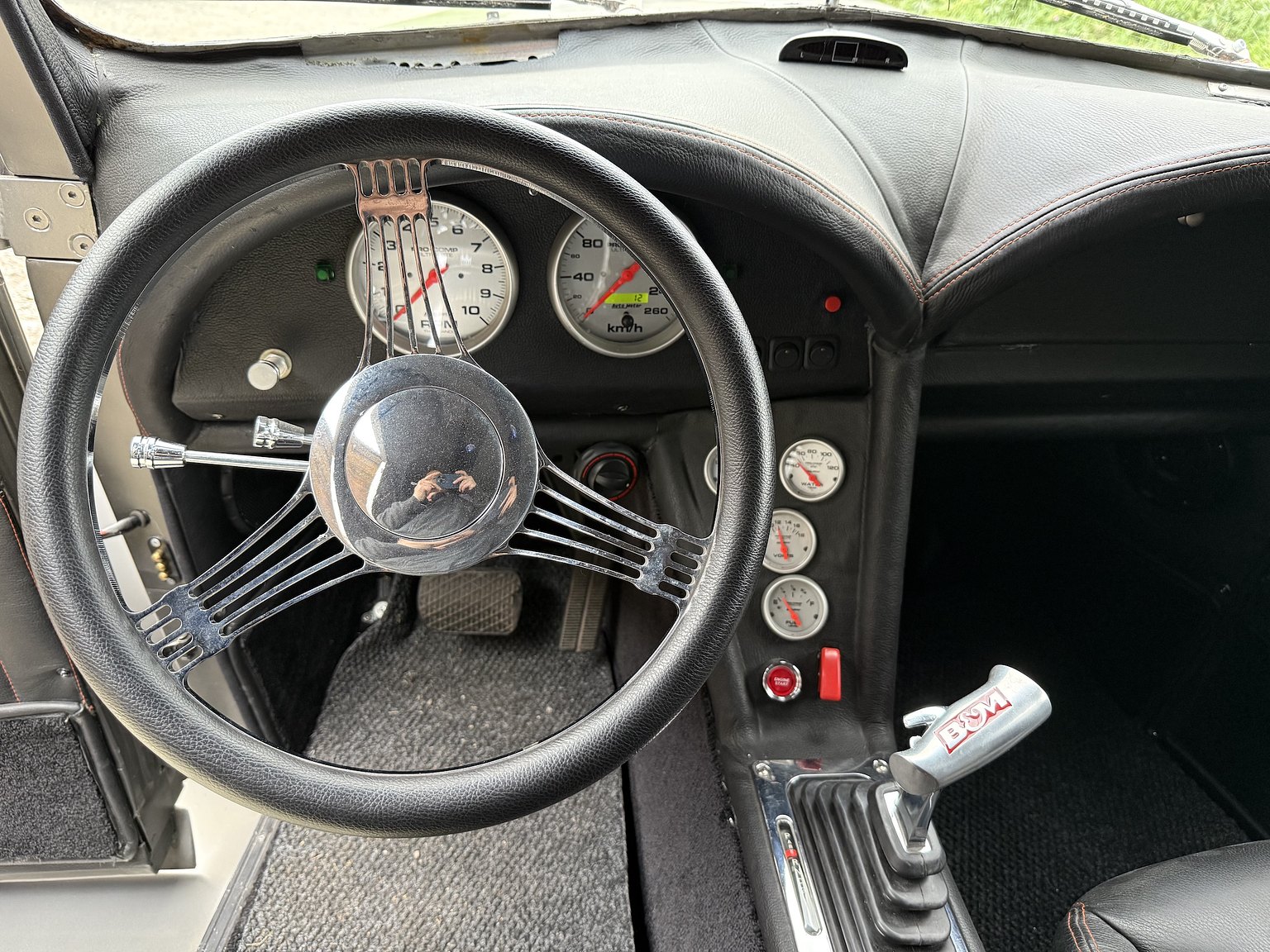 Interior image of 1939 Ford Fordor "Forvette"