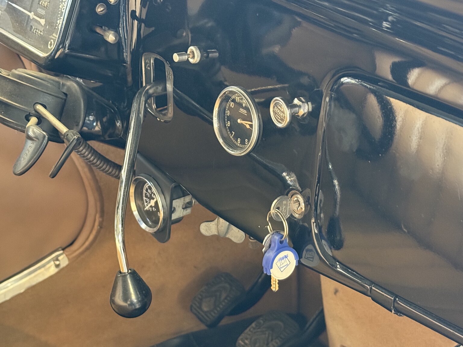 Interiörbild 1939 Citroën Berline 11 Sport Convertible