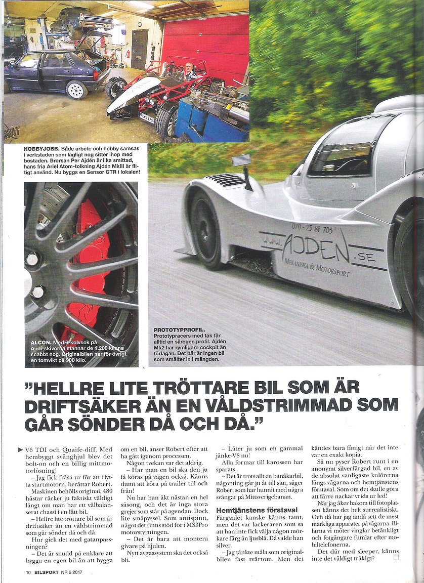 Dokumentation för 2016 Bentley EXP Speed 8 (Replica)
