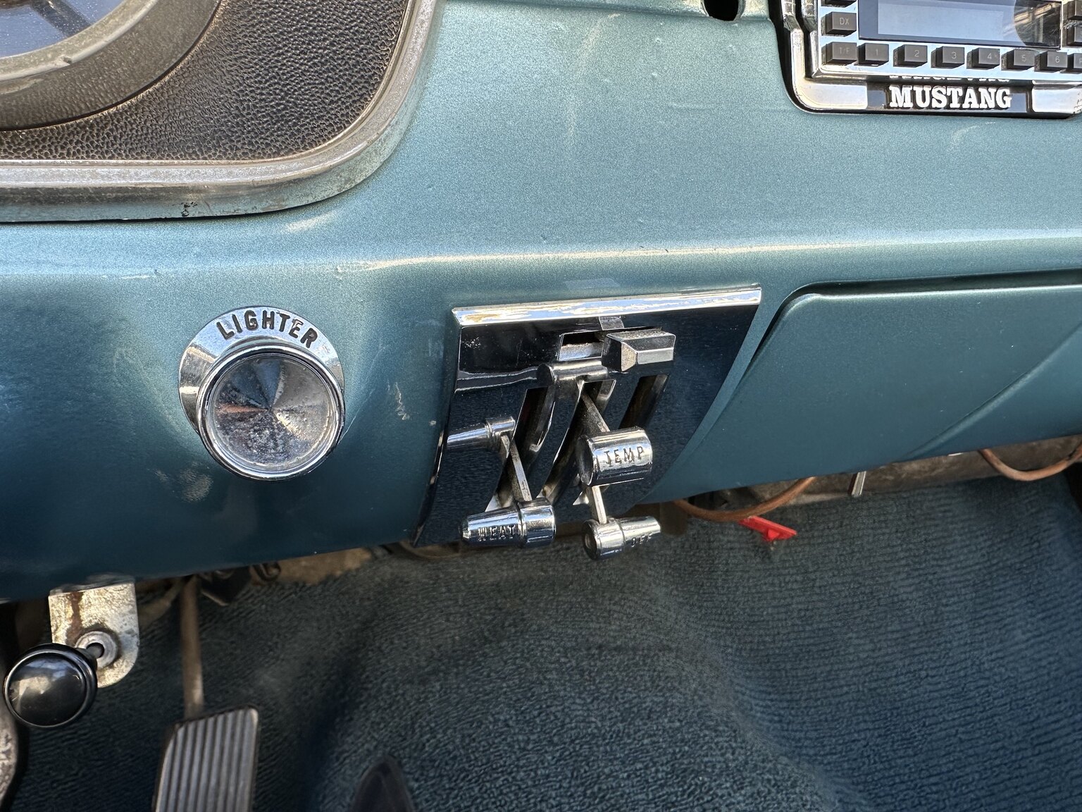 Interiörbild 1966 Ford Mustang Convertible