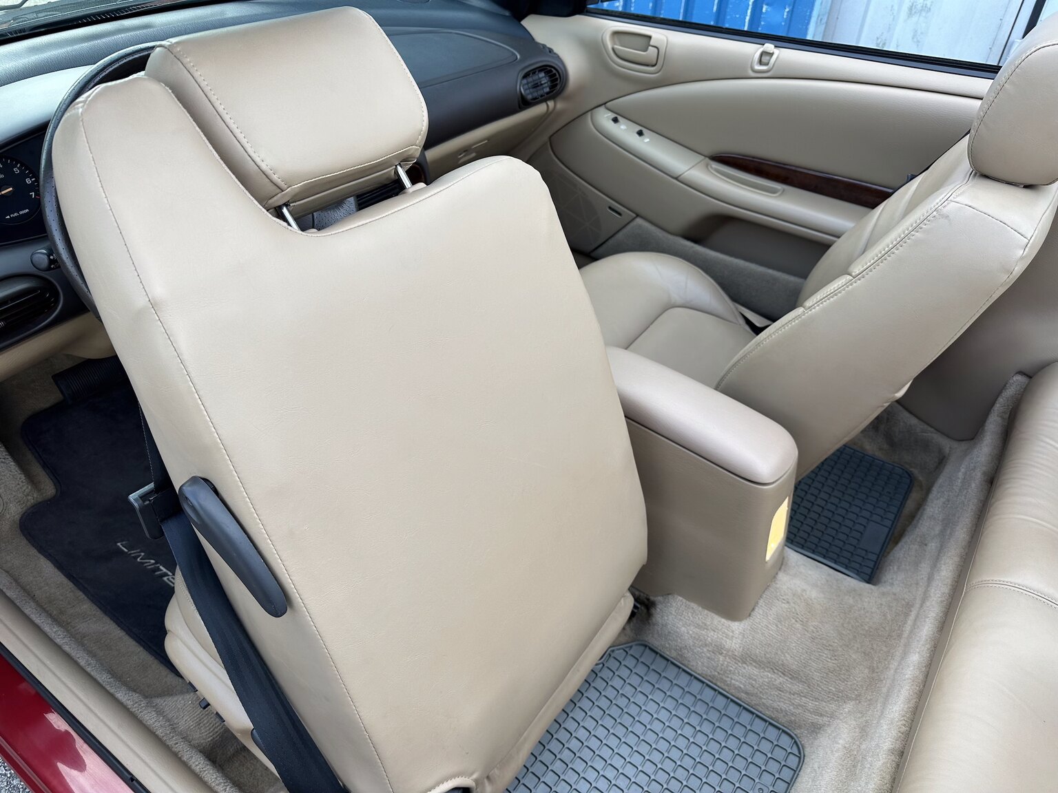 Interiörbild 1996 Chrysler Stratus Cabriolet