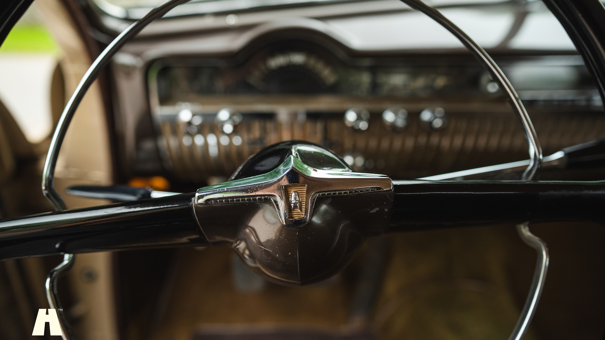 Interior image of 1950 Mercury Eight Sport Sedan